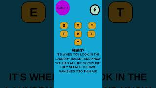 ITS SCRAMBLED WORD GAME SHORT fun [upl. by Giovanni]