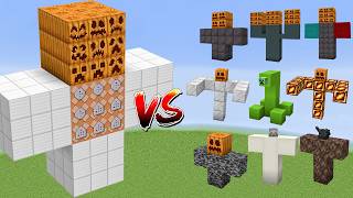 ALPHA MUTANT IRON GOLEM vs All Minecraft Bosses  Minecraft Mob Battle [upl. by Jacquetta]