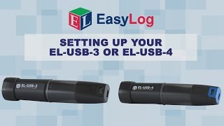 EasyLog Tutorial  EasyLog USB 3 amp 4 Setup from Lascar Electronics [upl. by Auoz]