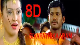 Mannarkudi Kalakalakka \ 8D Tamil Song \ Sivapathigaram Movie \ Vishal \ Vidyasagar [upl. by Marriott]