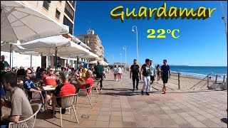 Guardamar del Segura Costa Blanca Spain Sunday Morning Promenade and Beach Walking Tour 🇪🇸 [upl. by Theobald]