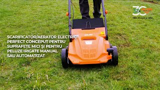 Scarificatoraerator gazon electric RURIS RXE888 [upl. by Tnek929]