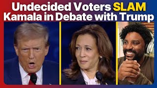 Undecided Voters SLAM Kamala in Debate with Trump [upl. by Yntrok348]