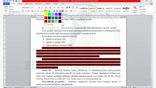 Ofis proqramları Microsoft Word Home və insert lent tabı [upl. by Akehsay]