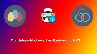 Der Unterschied zwischen Pantone und HKS [upl. by Airak]