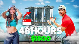 48 Hours In Singapore 🇸🇬  Yash and Hass Vlog [upl. by Atsirak364]