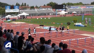 Niort 2018  Finale 110 m haies Espoirs Dylan Caty en 1381 [upl. by Rim]