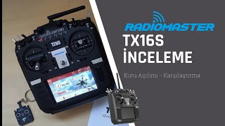 Radiomaster TX16S Kutu Açılımı  Taranis QX7 Karşılaştırma [upl. by Oicirtap]