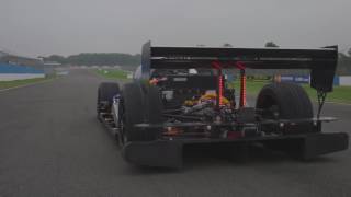 DevBot in Driverless mode — scanning the Donington Park circuit in England [upl. by Deck]