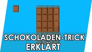 Schokoladen Trick Auflösung 🍫 Unendlich Schokolade  Geniale Fakten Tipps amp Tricks [upl. by Ursal]