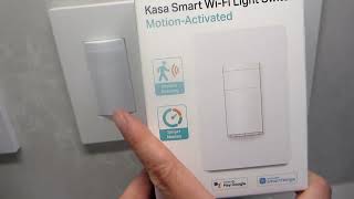 Kasa Smart Motion Sensor Light Switch Review amp Demo [upl. by Akinhoj674]