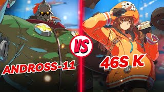 High Level GGST Gameplay Potemkin Vs May  Andross11 Vs 46S K  Strive Replay [upl. by Abekam]