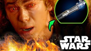 Why Anakin Tried to Reach His Lightsaber While Burning Not Why You Think  Star Wars Explained [upl. by Rorry381]