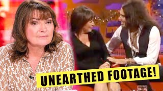 Russell Brand Grabs Lorraine Kellys Leg in Unearthed Footage [upl. by Aicssej433]