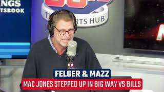 Mac Jones STEPPED UP in win over Bills  Felger amp Mazz [upl. by Mattias]