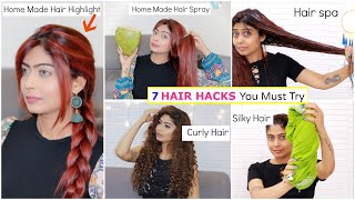 7 New Life Saving HAIR HACKS You Must Try  Rinkal Soni [upl. by Anairt319]