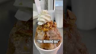 “The Almond joy” is now a full time menu item snacks shavedice sweettooth food desert [upl. by Liahcim]