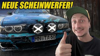 Fette Zusatzscheinwerfer für den BMW E39 [upl. by Linnette]