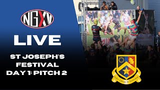 LIVE RUGBY ST JOSEPHS COLLEGE NATIONAL SCHOOLS RUGBY FESTIVAL 2022  PITCH 2 DAY 1 [upl. by Aikimat910]