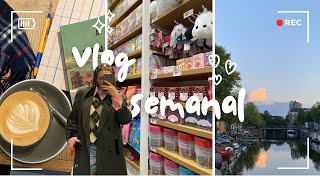 vlog semanal brunch en amsterdam haciendo pumpkin spice latte leyendo happy place 90s haircut [upl. by Mallory264]