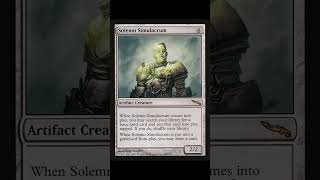 MtGTCG Cards that had Fallen Out of Value  Solemn Simulacrum [upl. by Ahmad99]