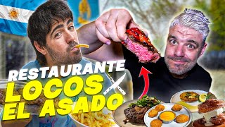 COMIENDO EN EL RESTAURANTE de LOCOS X EL ASADO 🥩 VS EL MEJOR RESTAURANTE de ARGENTINA quotDON JULIOquot [upl. by Aitital]