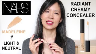 Complete Guide To All Their 30 Shades  NARS Radiant Creamy Concealer Madeleine vs Custard [upl. by Larina]