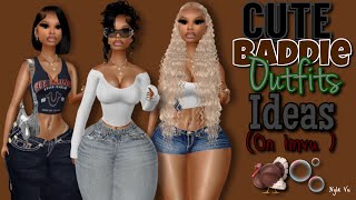 Cute baddie outfits ideas on imvu  🦃🧡🫧Nyla Vu [upl. by Aurlie794]