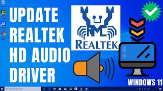 How To Install amp Update Realtek HD Audio Driver on Windows 11 [upl. by Nikola]