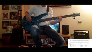 Simple Minds  Changeling  Bass Cover Tabs [upl. by Jovi314]