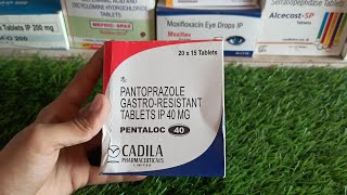 Pantoprazole Gastro Resistant Tablet IP 40 Mg Review in hindi Pentaloc 40 [upl. by Penni832]