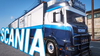 GTA 5 Dolly  Trailer Scania R650 Van Herk ELS Showcase  NVE  QuantV  5Real  4K [upl. by Odnomor]