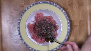 Tuna Tartare Healthy amp Easy Recipe [upl. by Matthus564]