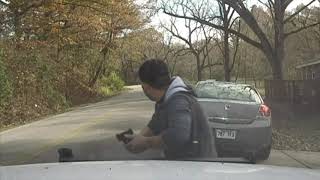 Arkansas trafficstop shootout caught by dashcam [upl. by Henderson]