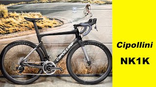 Cipollini NK1K włoska maszyna szosa aero koła rama carbon Sram RED [upl. by Aenad]