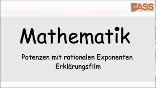 Potenzen mit rationalen Exponenten  Erklärungsfilm [upl. by Phillada]