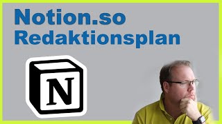 Notionso  Redaktionsplan erstellen Tutorial deutsch [upl. by Llednav]