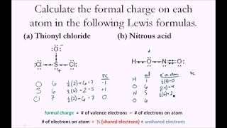 Calculate the Formal Charge on Each Atom [upl. by Welcome244]