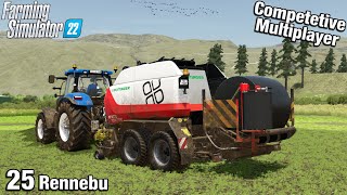 A BUSY DAY ON SILAGE Rennebu Competitive Multiplayer FS22 Ep 25 [upl. by Vassili]