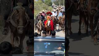 Cabalgata con festejada llega a Hidalgo [upl. by Asin]