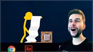 REACTING TO AMAZING ANIMATION Vs MINECRAFT  STICKMAN Vs COMMAND BLOCK Minecraft Animations [upl. by Ursi]