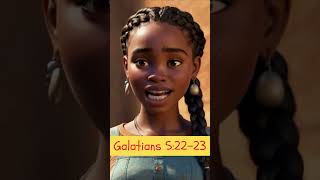 The Fruit of the Spirit Living with Love Joy and Peace  Galatians 52223 Animated Bible Verse [upl. by Kere]