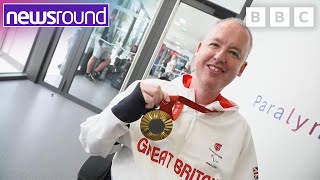 Paralympics GB Stephen McGuire wins gold after 20 years  Newsround [upl. by Sophey]