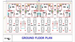 100X50 APARTMENT PLAN [upl. by Adnuhs749]