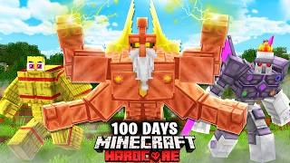 I Survived 100 Days as a Titan Copper Golem in Hardcore Minecraft FULL MOVIE [upl. by Sanfourd]