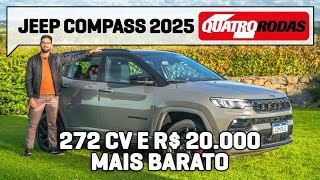 Jeep Compass 2025 com 20 TURBO da Rampage ANDA MUITO e está MAIS BARATO [upl. by Lyssa]