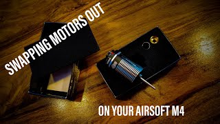 How to fit a motor in your Airsoft AEGfeaturing a Warhead Industries Brushless Motor [upl. by Edurtreg321]