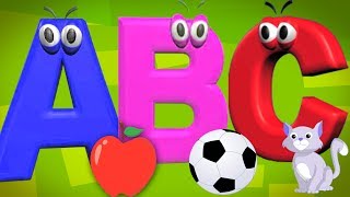 The ABC Song  Phonics Song 🤩 Sing Along Nursery Rhymes  Toddler BEST Learning Melodies [upl. by Dupuy]