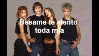 Erreway  Sweet baby Con letra [upl. by Abbub]