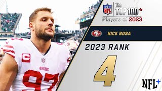 4 Nick Bosa DE 49ers  Top 100 Players of 2023 [upl. by Card]